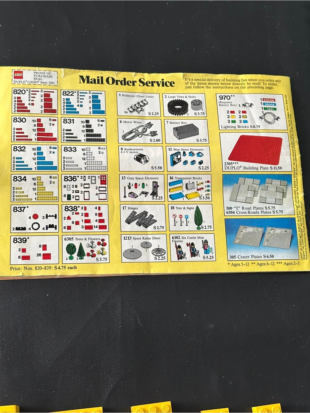 Vintage LEGO Basic Building Set in Red Case Manuals Booklets & Mixed Pieces - Picture 11 of 11
